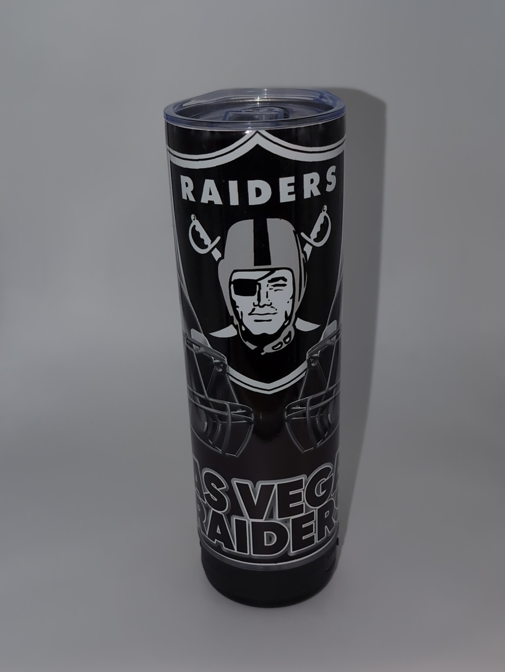 Las Vegas Raiders Stainless Steel Bluetooth Audio Tumbler - Brand New
